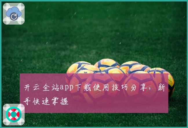 开云全站app下载使用技巧分享,新手快速掌握